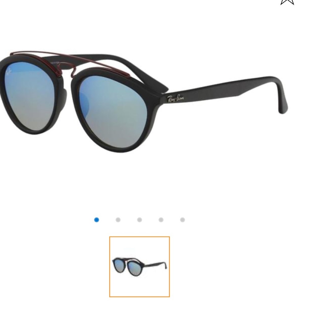 RayBan RB4257 large mirrored sunglasses